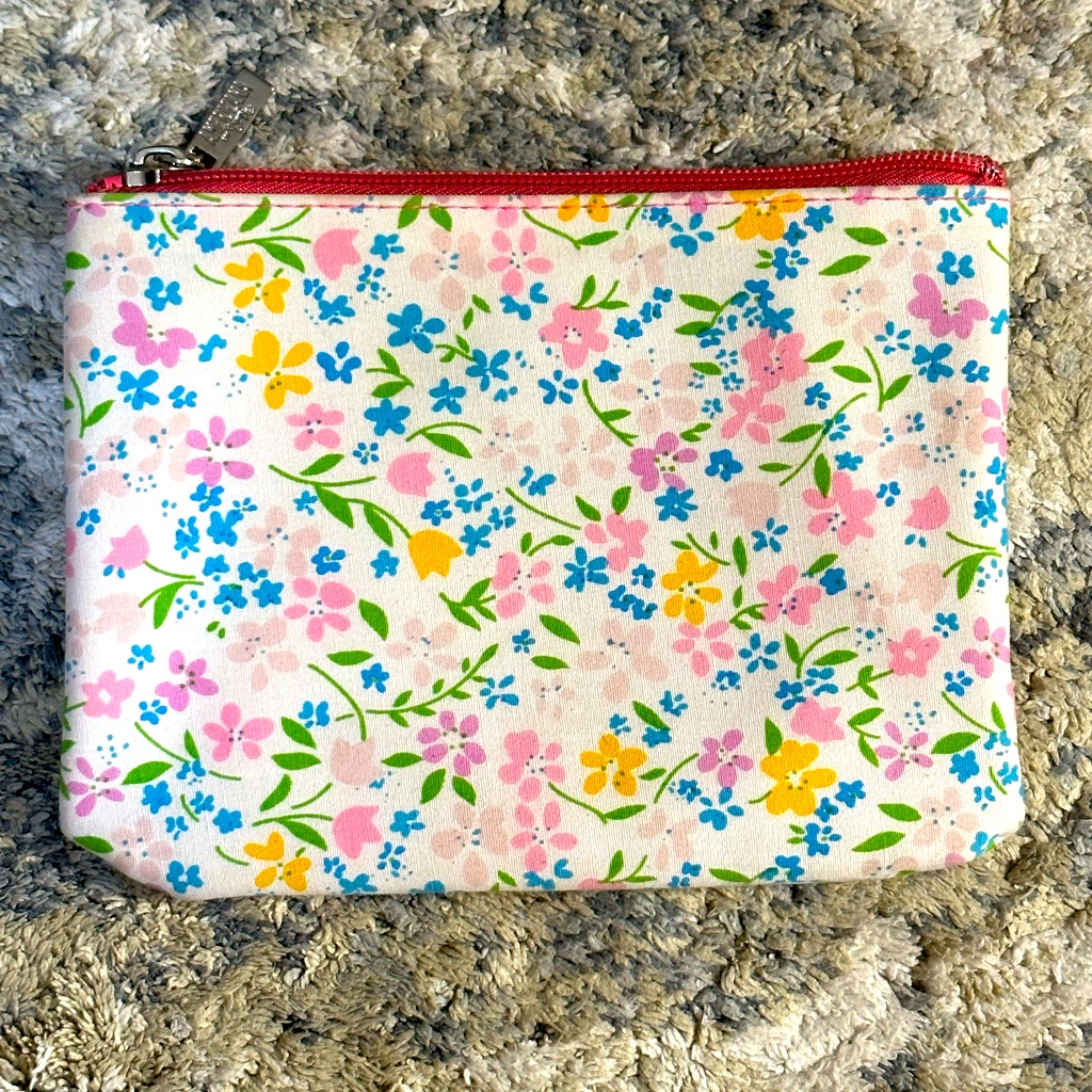 Americana By Sharif Floral Makeup Bag Nwot